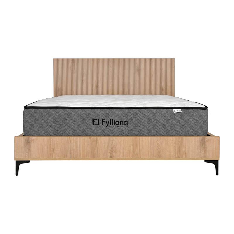 ΔΙΠΛΟ ΚΡΕΒΑΤΙ Alicante NATURAL CANELLA OAK ΧΡΩΜΑ 170x210x110εκ (160x200) - Image 4