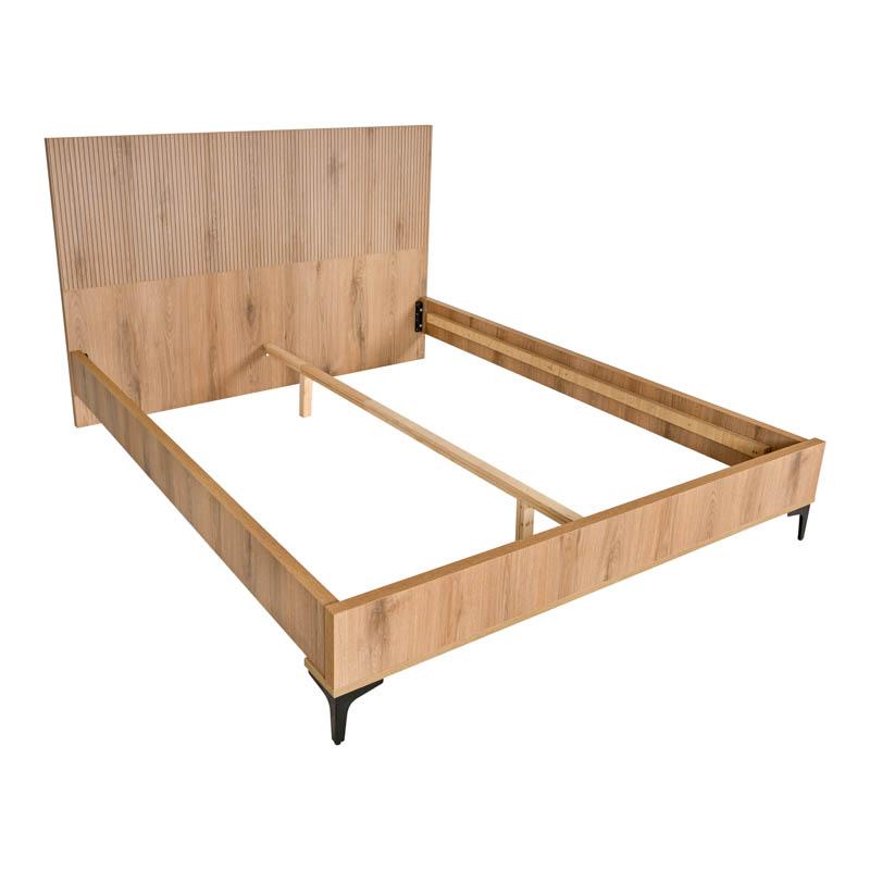 ΔΙΠΛΟ ΚΡΕΒΑΤΙ Alicante NATURAL CANELLA OAK ΧΡΩΜΑ 170x210x110εκ (160x200) - Image 5
