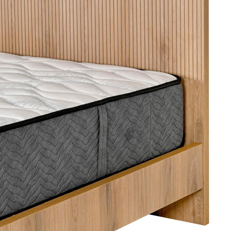 ΚΡΕΒΑΤΙ Alicante NATURAL CANELLA OAK ΧΡΩΜΑ 100x210x110εκ (90x200) - Image 5