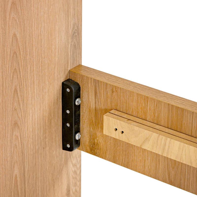ΚΡΕΒΑΤΙ Alicante NATURAL CANELLA OAK ΧΡΩΜΑ 130x210x110εκ (120x200) - Image 4